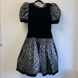 Victor Costa vintage polka dot dress